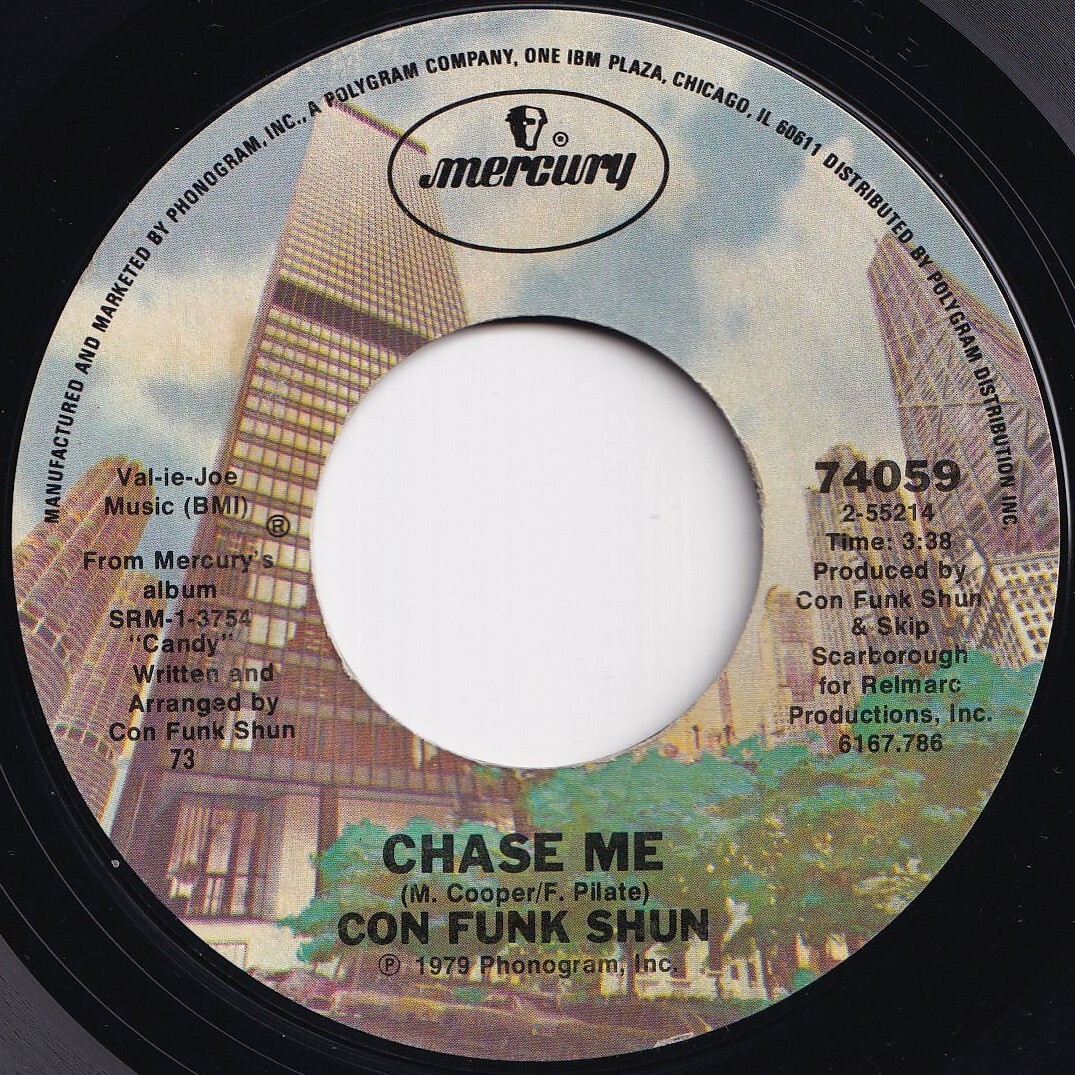 Con Funk Shun Chase Me / I Think I Found The Answer Mercury US 74059 210201 SOUL DISCO ソウル ディスコ レコード 7インチ 45拍卖