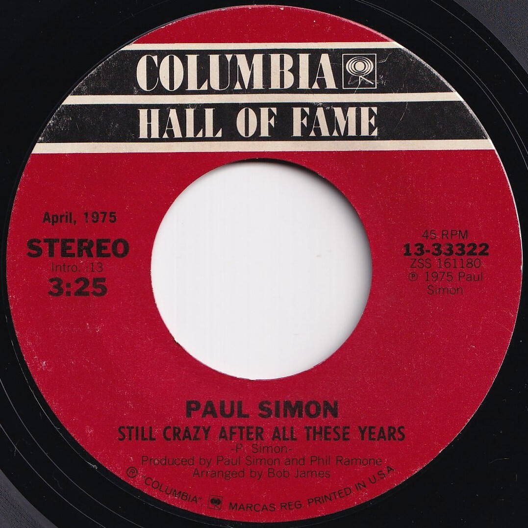 Paul Simon 50 Ways To Leave Your Lover Columbia US 13-33322 210044 ROCK POP ロック ポップ レコード 7インチ 45拍卖