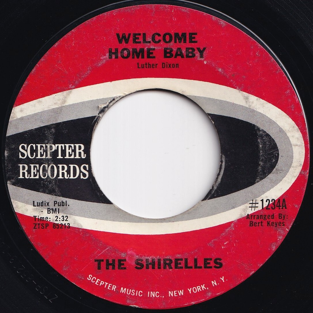 Shirelles Welcome Home Baby / Mama, Here Comes The Bride Scepter US 1234 210337 SOUL ソウル レコード 7インチ 45拍卖