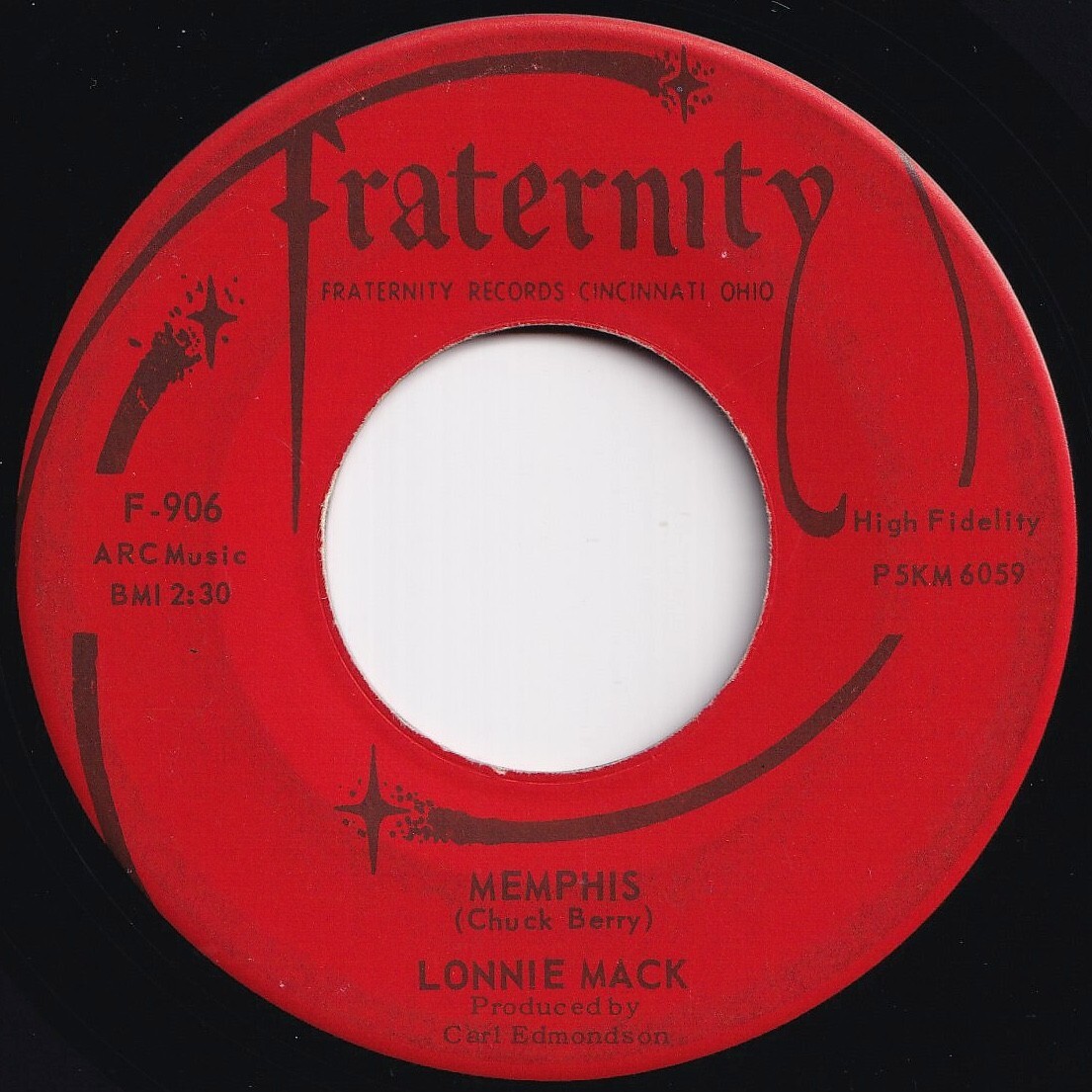 Lonnie Mack Memphis / Down In The Dumps Fraternity US F-906 210331 R&B R&R レコード 7インチ 45拍卖