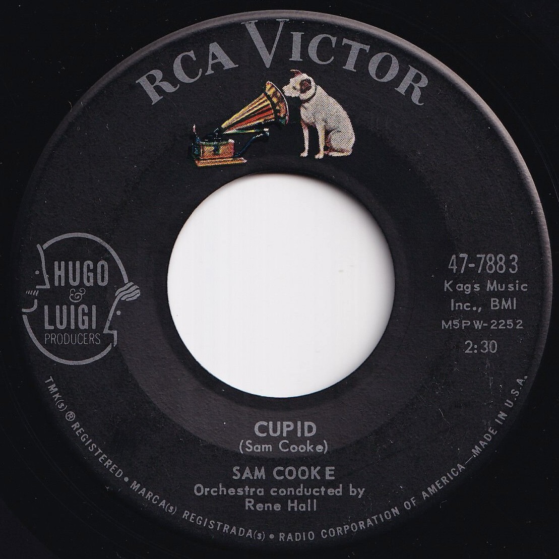 Sam Cooke Cupid / Farewell, My Darling RCA Victor US 47-7883 210150 R&B R&R レコード 7インチ 45拍卖