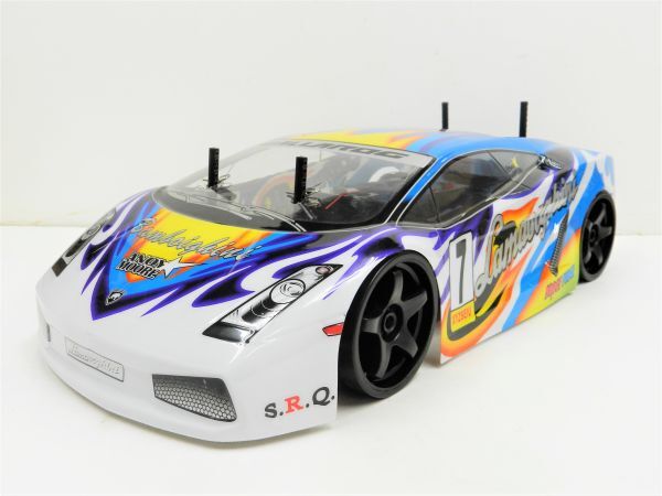 ☆ターボ機能・スペアボディー付☆ 2.4GHz 1/10 ドリフトラジコンカー ランボルギーニ タイプ  【塗装済み完成品・フルセット】拍卖