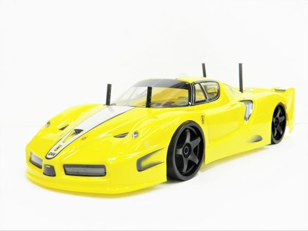 ☆ターボ機能・スペアボディー付☆ 2.4GHz 1/10 ドリフトラジコンカー フェラーリ タイプ 【塗装済み完成品・フルセット】拍卖