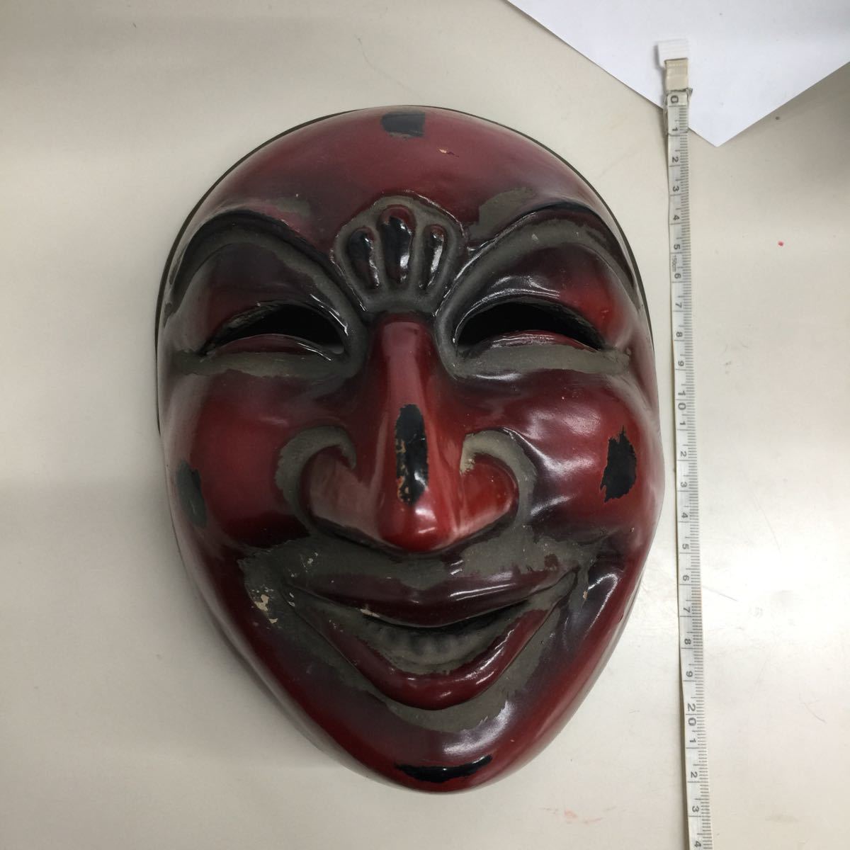 N2361 【アンティーク】舞楽面 能面 地久拍卖