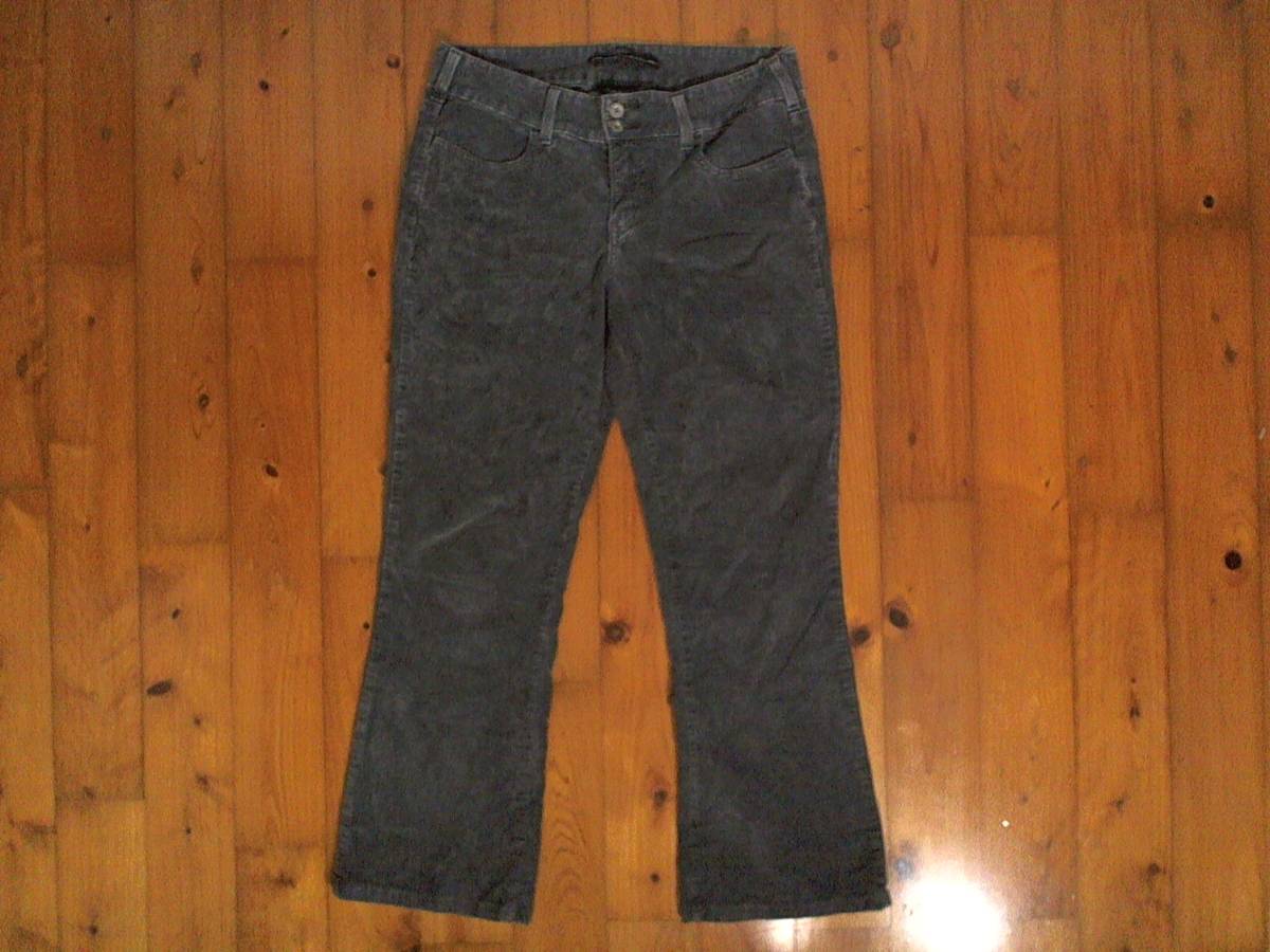 ●USA古着☆リーバイス【Levi`s 526】ストレッチ コーデュロイパンツ ブーツカット ジーンズ 6 グレー 灰色拍卖