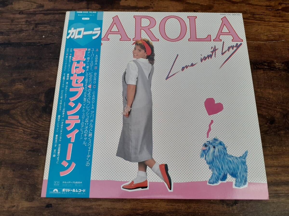 L5544◆LP / カローラ Carola / 夏はセブンティーン Love Isn't Love拍卖