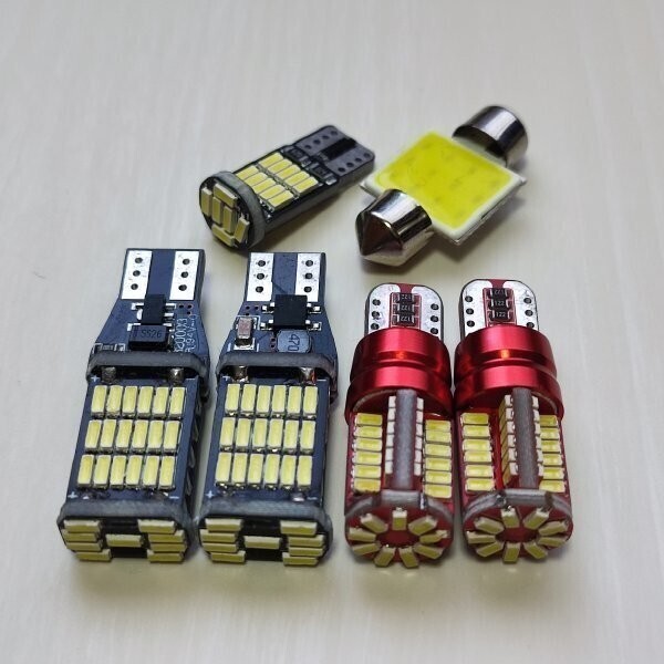 L675S L685S ミラココア ルームランプ 6個セット T10 LED 超爆光 ホワイト ダイハツ /45/57/26/t31拍卖