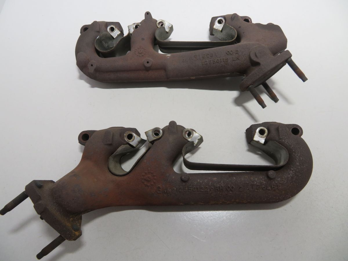 25-6-60 シボレー アストロ 2000y スタークラフト ロールーフ VORTEC 4.3 【 エキゾーストマニーホールド エキマニ 左右 】拍卖