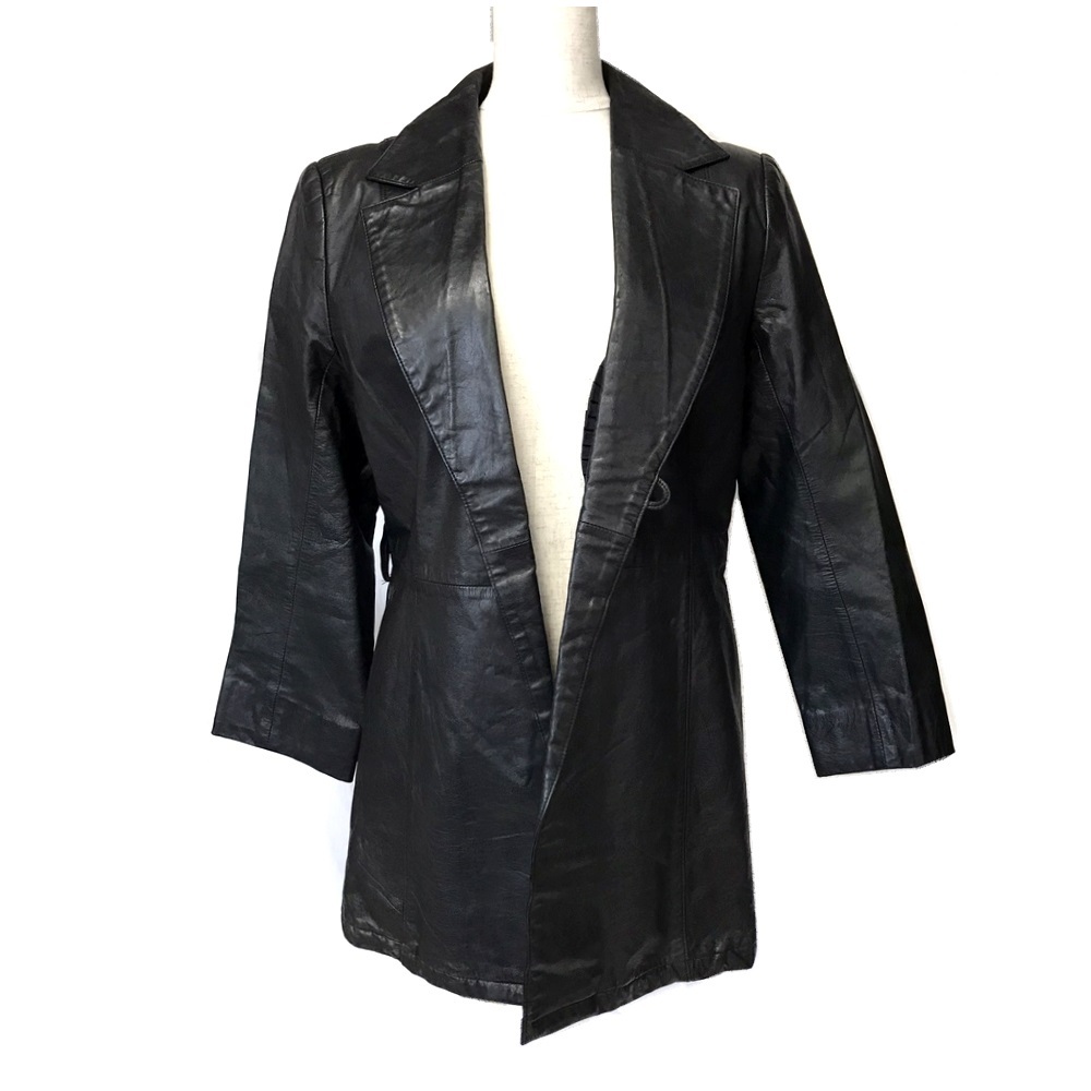 Vintage ヴィンテージ レザーショートコート.ジャケット 126547拍卖
