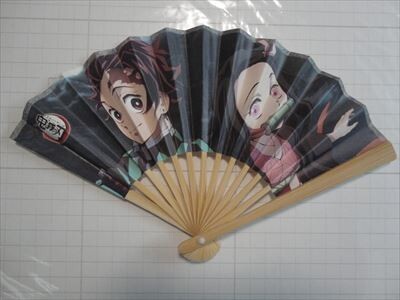鬼滅の刃 ミニ扇子 炭治郎&禰豆子 【メール便/即決あり】ミニせんす 小ぶり 携帯用 吾峠呼世晴/集英社・アニプレックス 中古拍卖