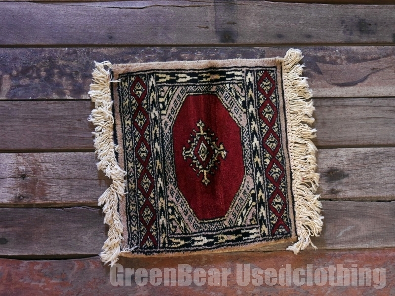 RAGZ159 ミニラグ トライバルラグ インテリアマット ウール絨毯 アンティーク ヴィンテージ拍卖