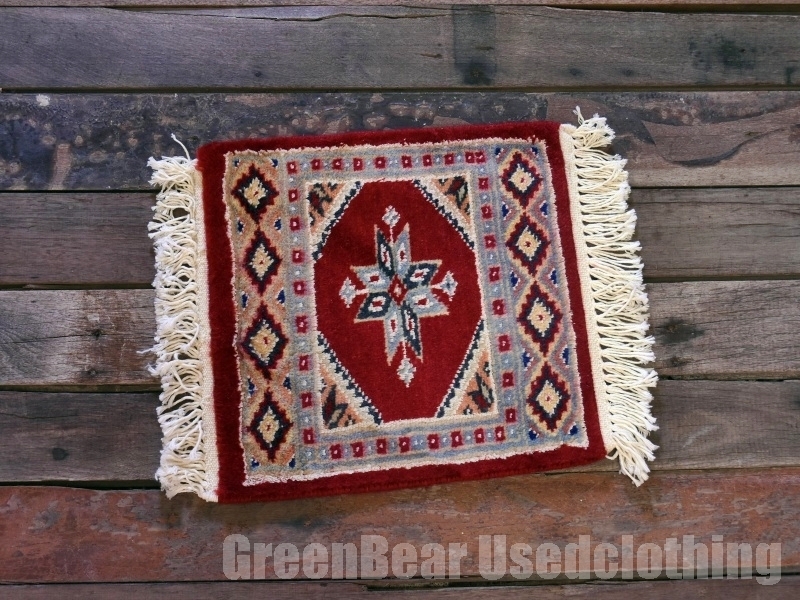 RAGZ175 ミニラグ トライバルラグ インテリアマット ウール絨毯 アンティーク ヴィンテージ拍卖