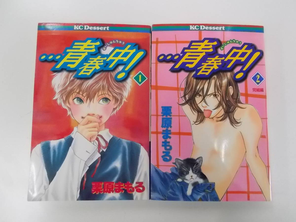 72-00185 - …青春中! 1~2巻 全巻セット 完結 栗原まもる (講談社) コミック 送料無料 レンタル落ち 日焼け・シミ有 ゆうメール発送拍卖