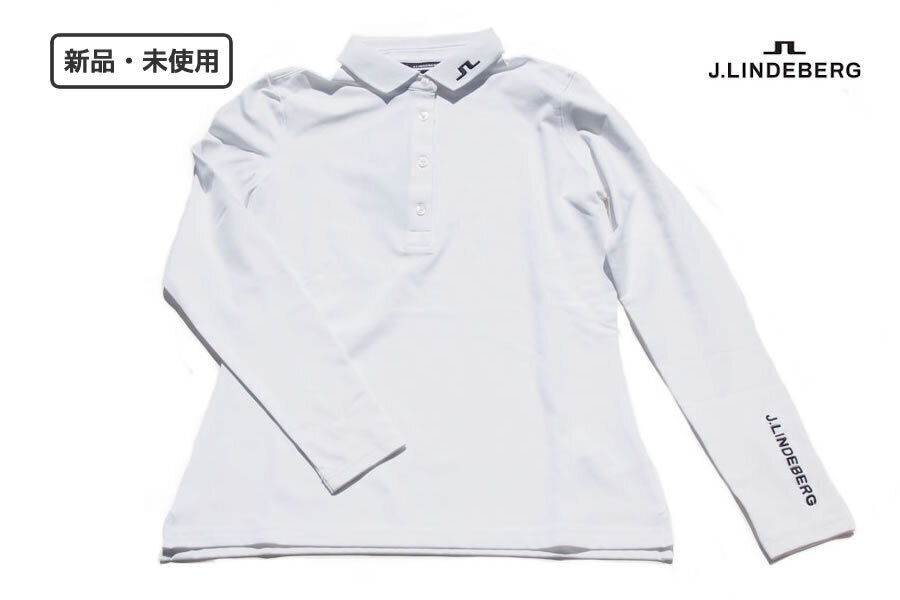 【11月末限定セール】送料無料★新品|未使用|ジェイリンドバーグ|J.LINDEBERG|ポロシャツ|Tour Tech Polo|レディース|M|WH拍卖