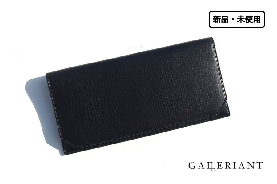 送料無料★新品|未使用|ガレリアント|Galleriant|長札入れ|GAQ-1109|QUDRATO|クアドラート|ブラック拍卖
