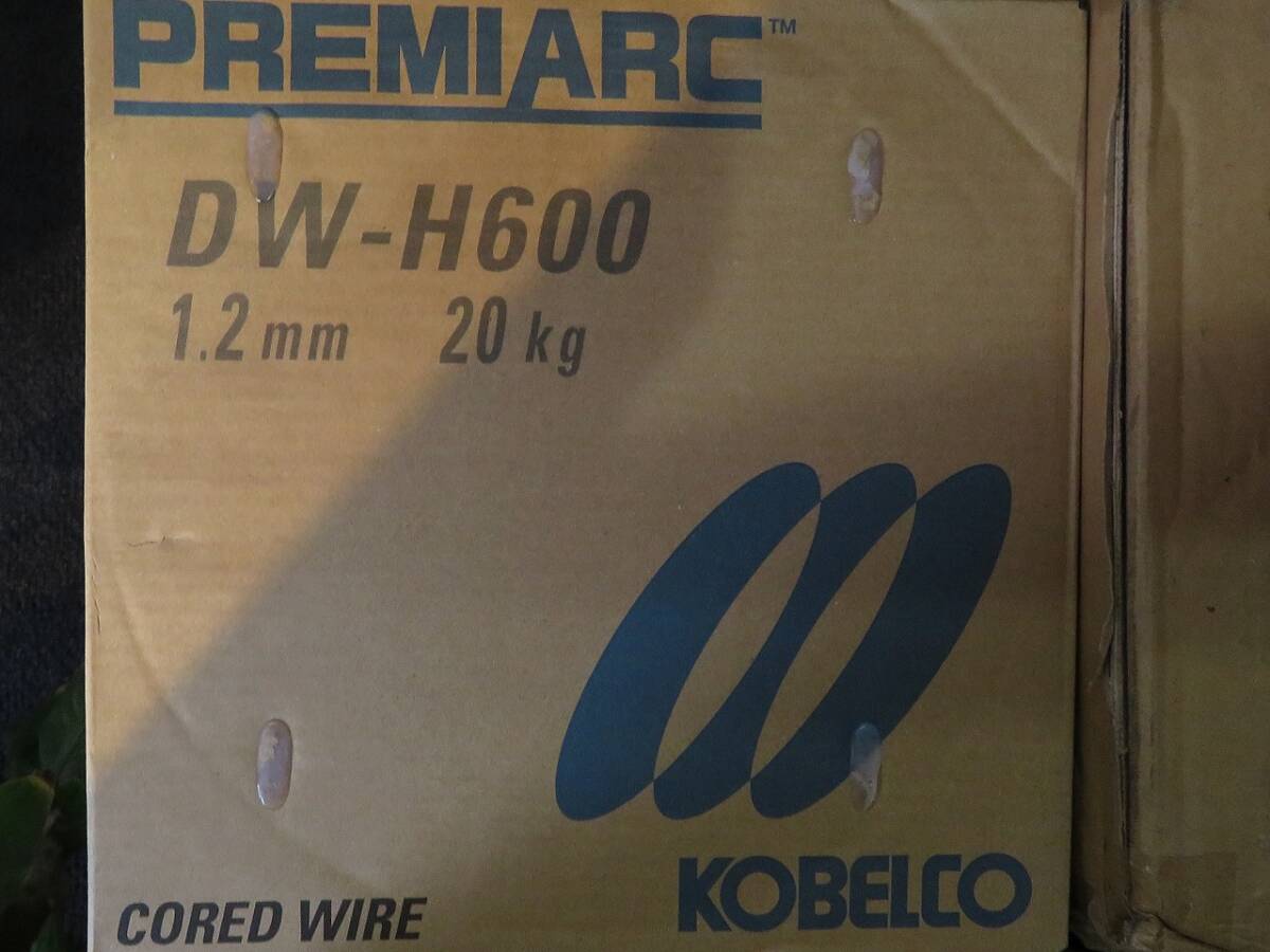 未開封 神戸製鋼 (KOBELCO) フラックス溶接ワイヤ DW-H600 1.2mm 20kg *1拍卖