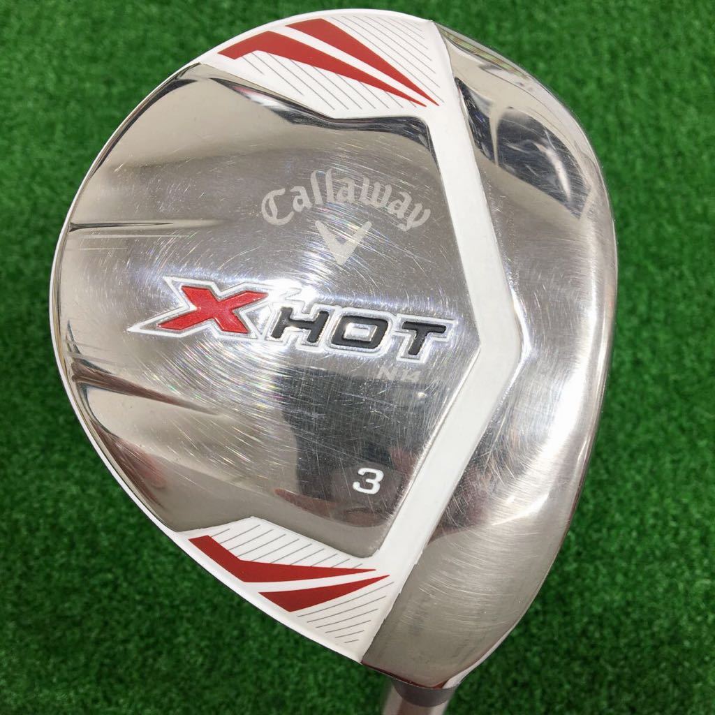 本州のみ送料無料◇即決価格◇FW◇キャロウェイ◇X HOT N14 US◇GRAFALLOY AXIS◇15度◇フレックスR◇ヘッドカバーなし◇メンズ右拍卖