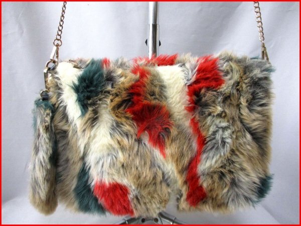 SPRAY PREMIUM/スプレイプレミアム◇2wayバッグ ショルダー・クラッチ アースカラー ループハンドストラップ付 斜め掛け W32cm拍卖