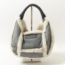 GINZA Kanematsu(銀座かねまつ) ムートンハンドバッグ 297902-124BC拍卖