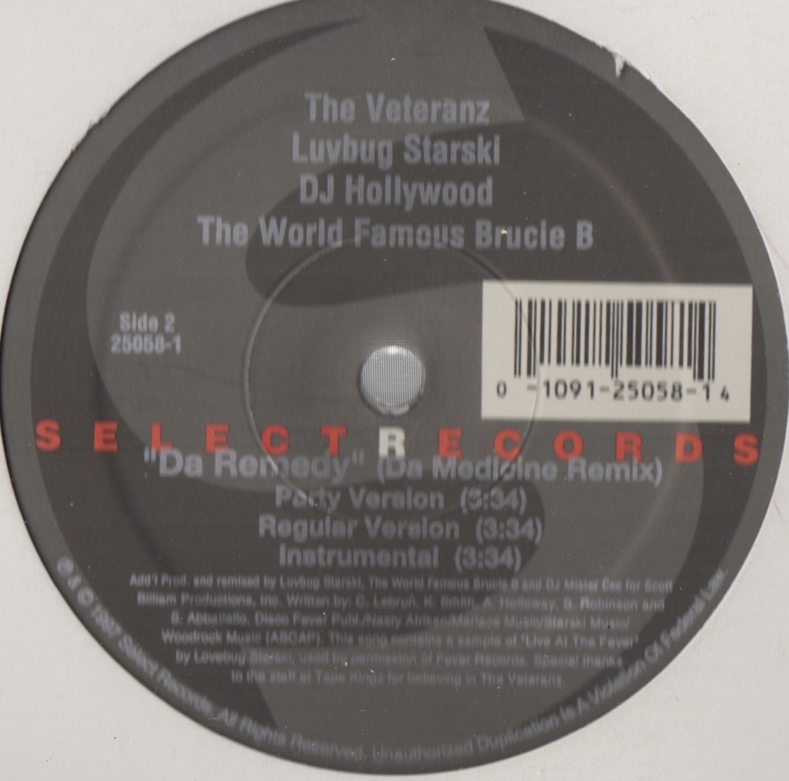 【廃盤12inch】The Veteranz / Da Medicine / Da Remedy (Da Medicine Remix)拍卖