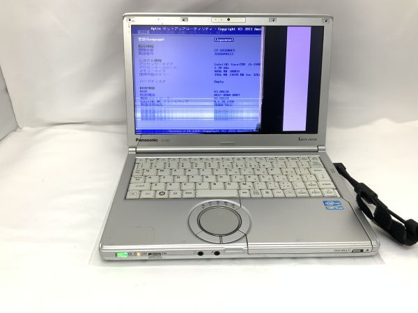 ■Panasonic Let’s note CF-SX2ADHCS■Core i5-3340M@2.70GHz/メモリ4GB/HDDなし/パナソニックノートパソコン【J719】拍卖