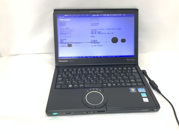 ■Panasonic Let’s note CF-SX1GEBDR■Core i5-2540M@2.60GHz/メモリ4GB/HDDなし/パナソニックノートパソコン【J762】拍卖