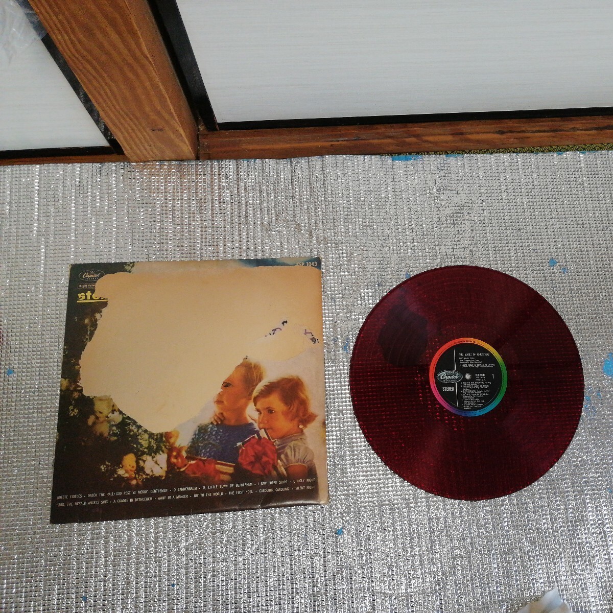 レコード LP ナット・キング・コール THE MAGIC OF CHRISTMAS 紙ジャケット 赤盤 NAT KING COLE拍卖