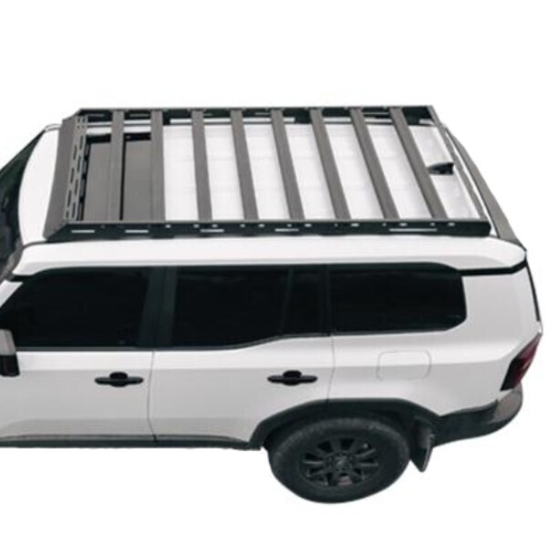 トヨタ ルーフラック ルーフキャリア ランクル250 フラットラック ランドクルーザー250 耐荷重約100kg TRJ250W GDJ250W 令和6年4月〜現行拍卖
