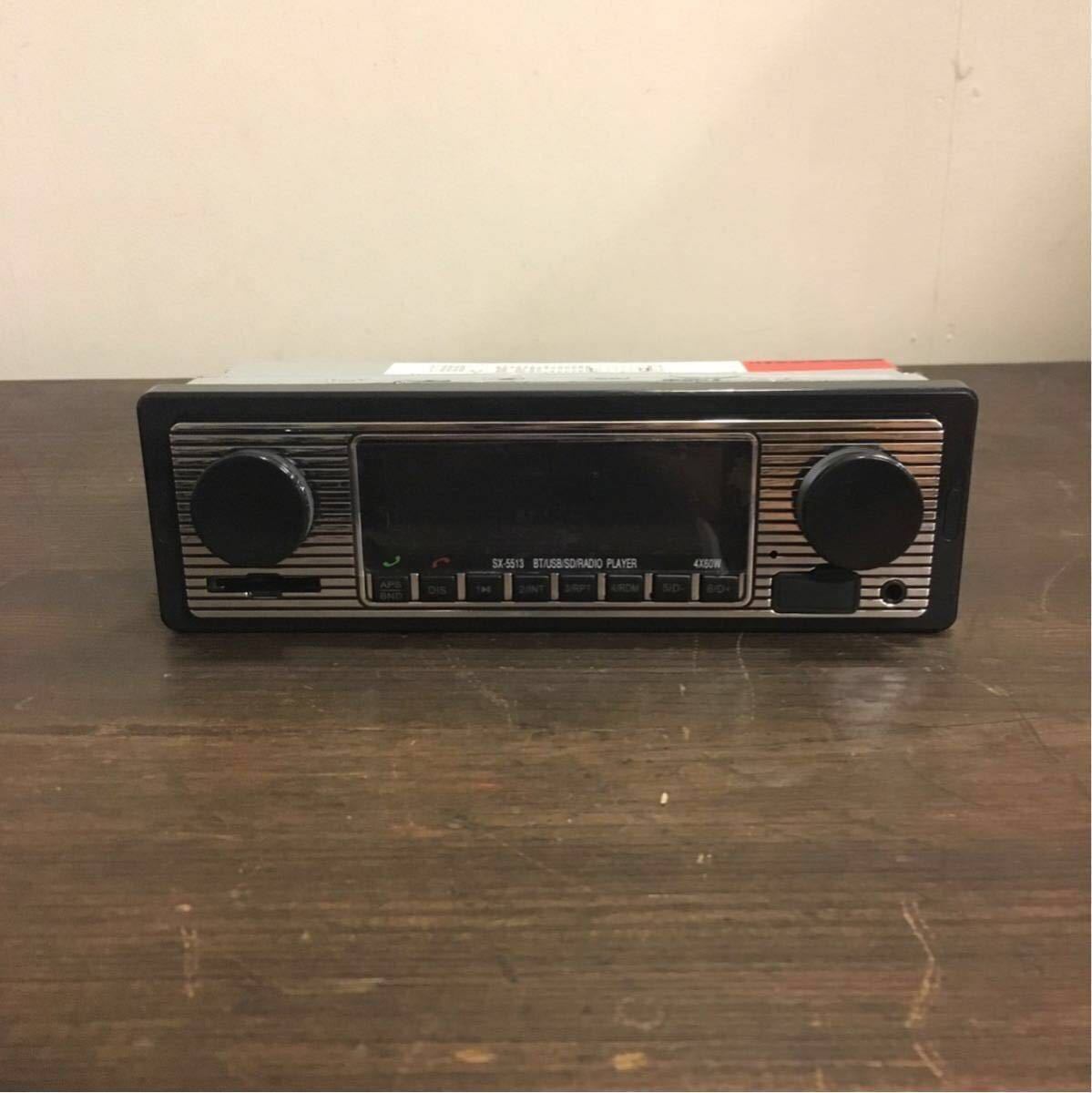 ◆◆ 即決!! カーステ デッキ プレーヤー USB SD MP3 FM AUX 旧車 空冷 360 高速有鉛 クラシック ビンテージ 昭和 レトロ iPhone iPod ◆◆拍卖