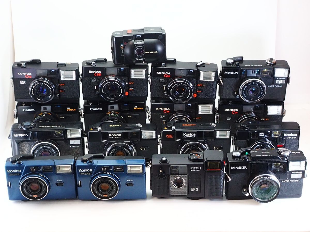 ★動作未確認★ レンジファインダー 17台 まとめ KONICA / CANON / MINOLTA / RICOH #S2818拍卖