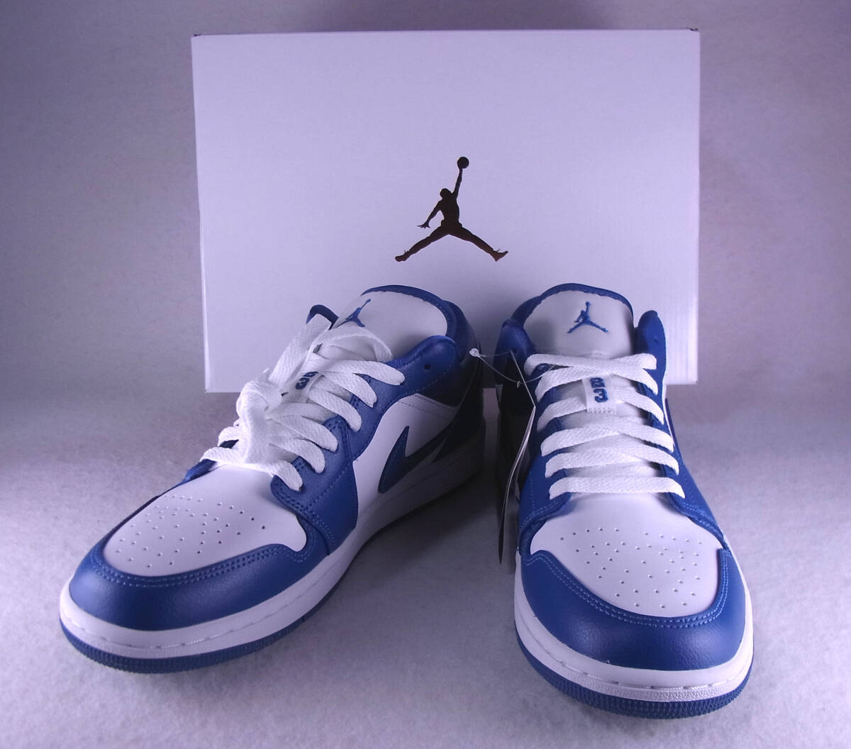 新品 ナイキ NIKE Air Jordan 1 Low Marina Blue 27.5cm 中国製拍卖