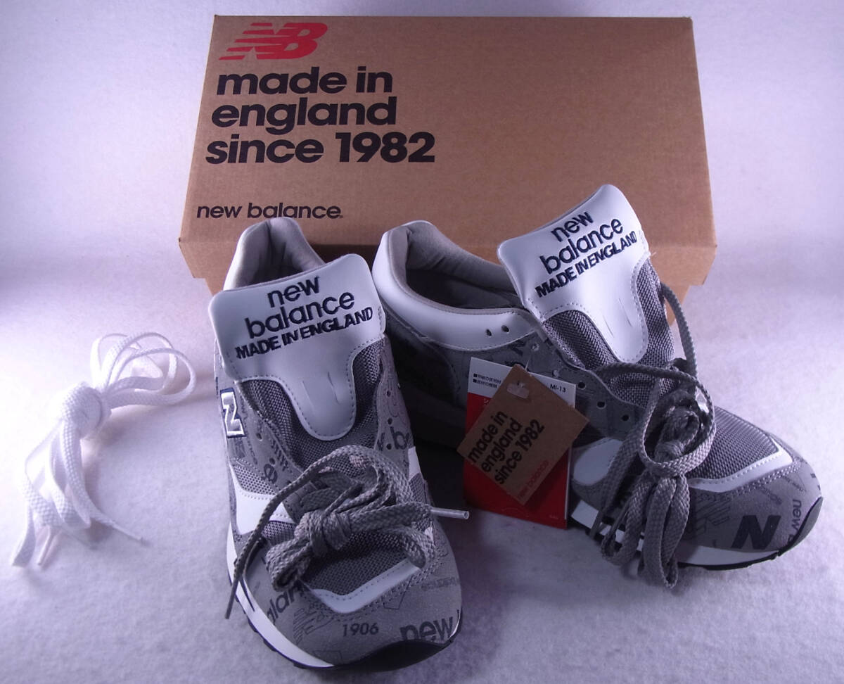限定品 新品 ニューバランス NEW BALANCE M1500NBG 30th ANNIVERSARY GREY LOGO MADE IN ENGLAND 26.5cm イギリス製拍卖