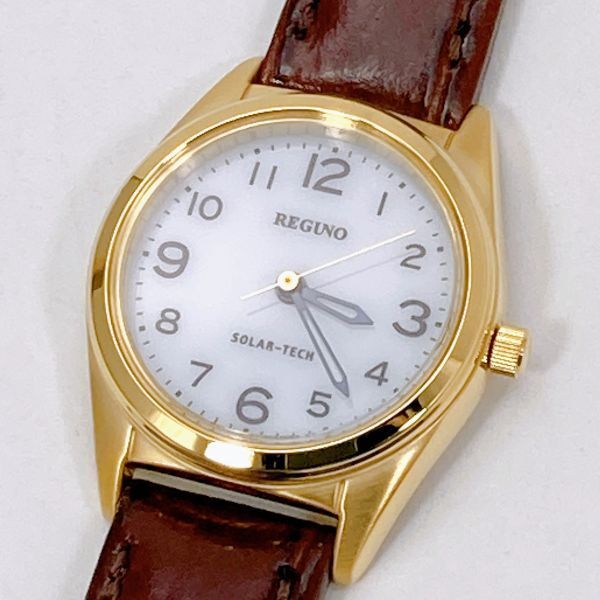 【新品/即決/送料230円/保証付】 CITIZEN REGUNO ソーラー 見やすい文字盤 日常生活用強化防水 RS26-0564C レディース腕時計 R50308-1 EB拍卖