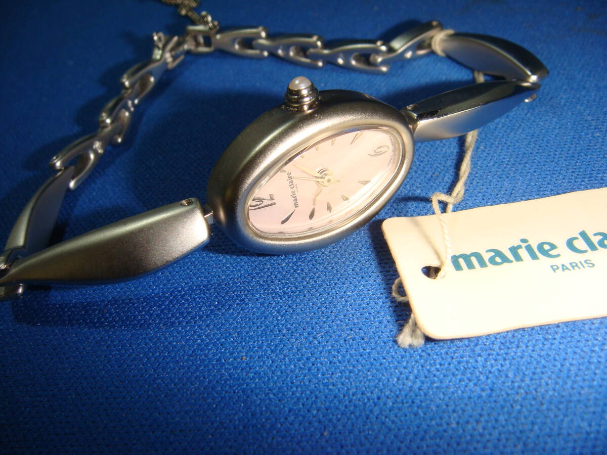 B730 新品高級日本製 オリエントマリクレール ピンクダイヤル クオーツ腕時計 定価30,000円(動品)拍卖