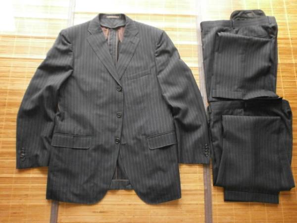 【新品】11.8万 エディトリアル m.f.editorial 超撥水 メンズ サマースーツ 2パンツ ダークネイビー AB7拍卖