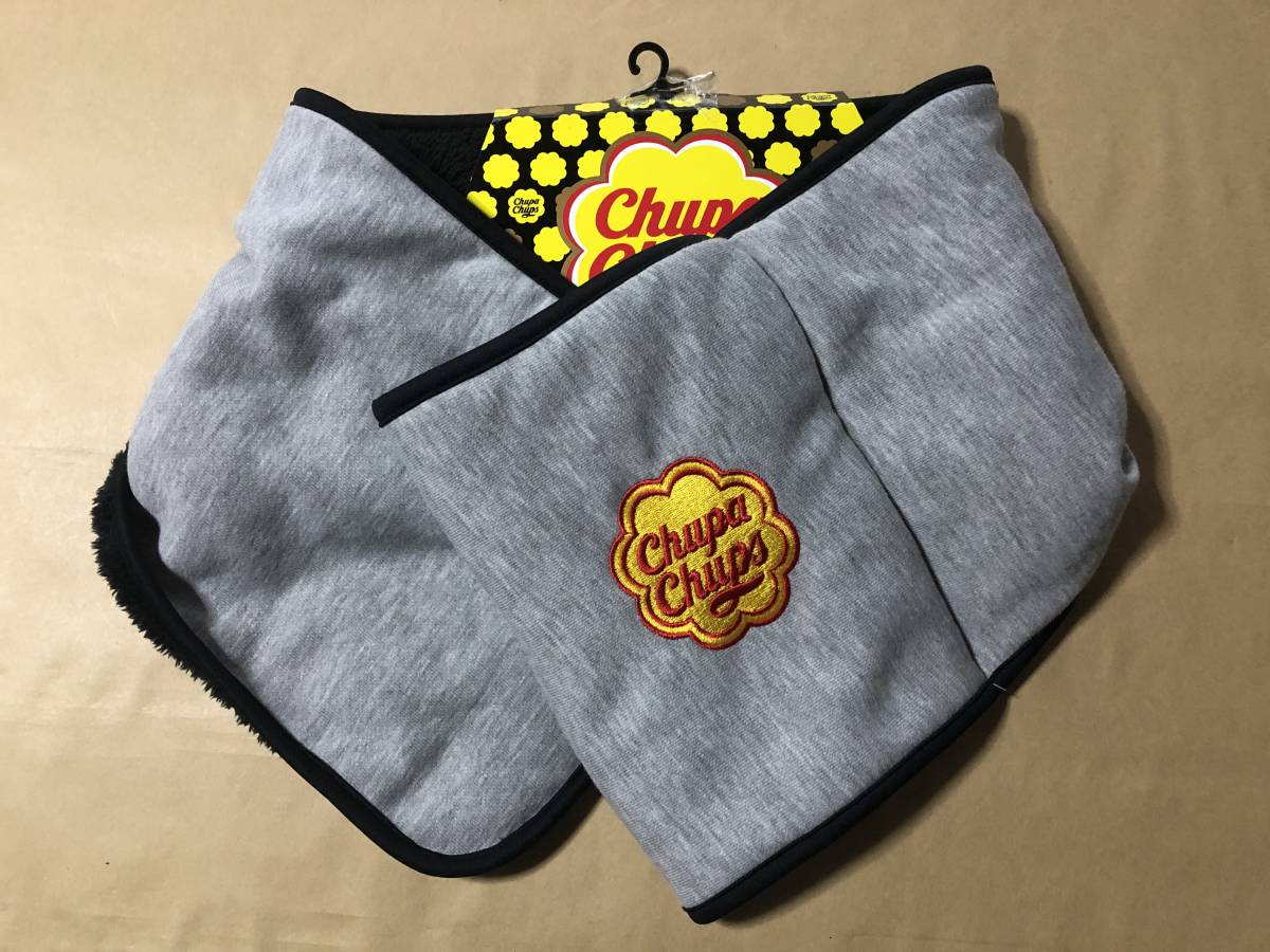 【同梱不可!】 chupa chups ネックウォーマー(差し込み マフラー) グレー ★チュッパチャップス拍卖