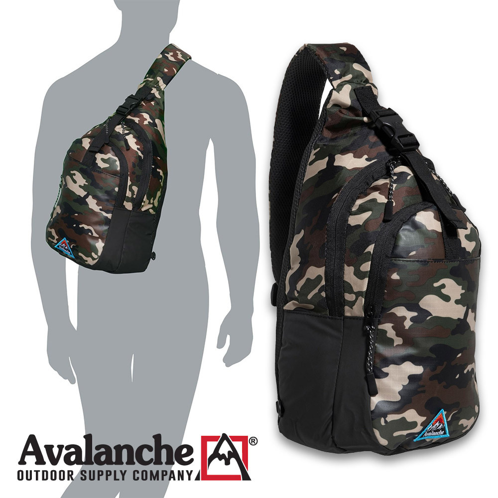 ワンショルダーバッグ ボディバッグ アバランチ Avalanche Peak Sling Backpack カモフラ 迷彩 2FNTV-01 バックパック USA アウトドア拍卖