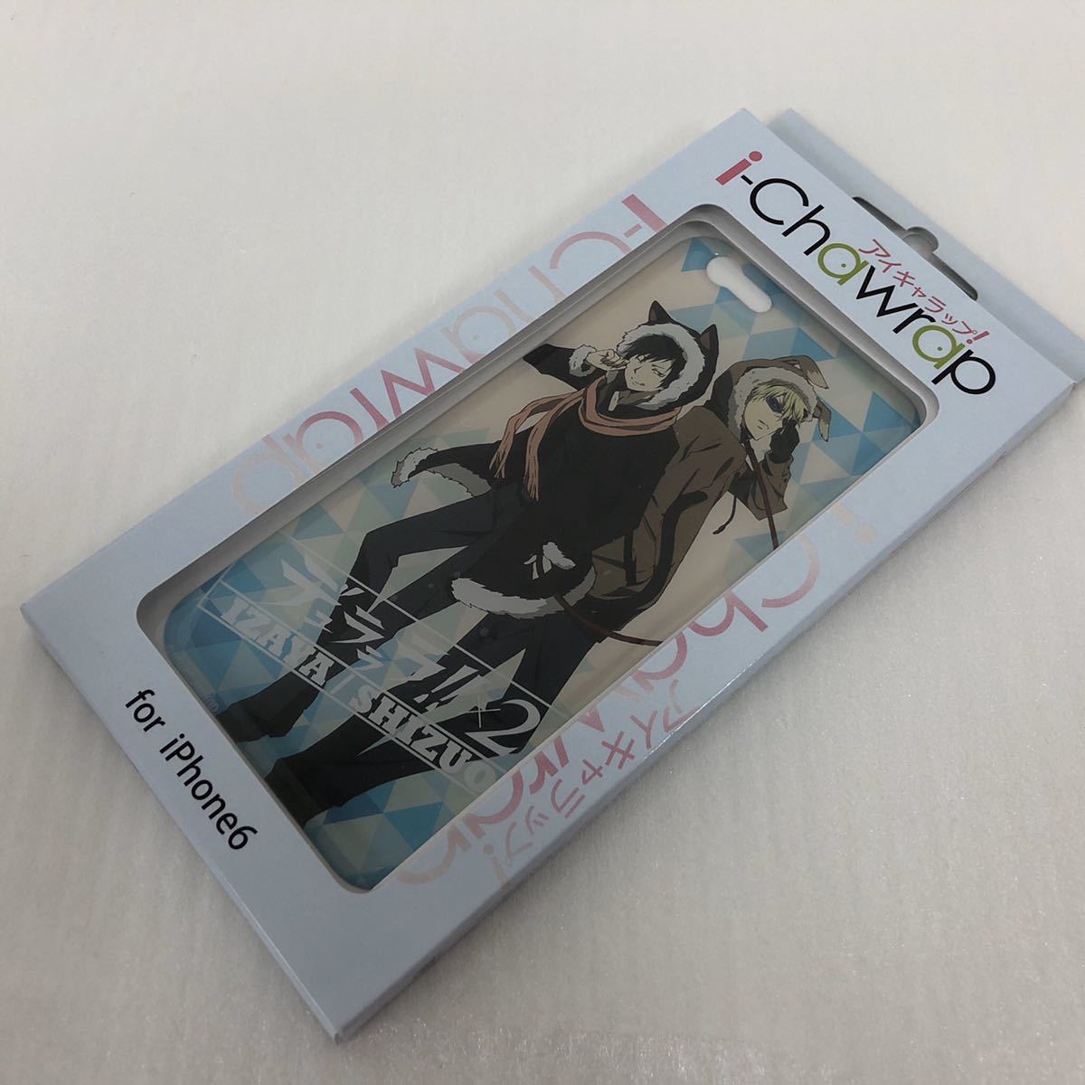 送料無料 新品未使用 i-Chawrap アイキャラップ iPhone6 iPhone6s スマホケース スマホカバー デュラララ!!×2 臨也 × 静雄 ♯1 日本製拍卖