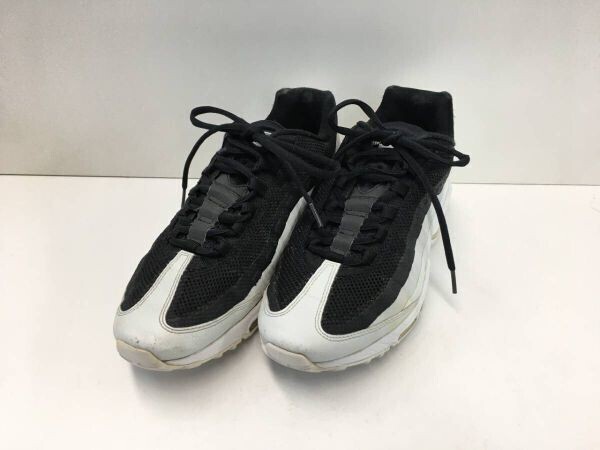 KZ222★NIKE AIR MAX 95 ULTRA ESSENTIAL 857910-009★26★白/黒 ナイキ エアマックス95拍卖