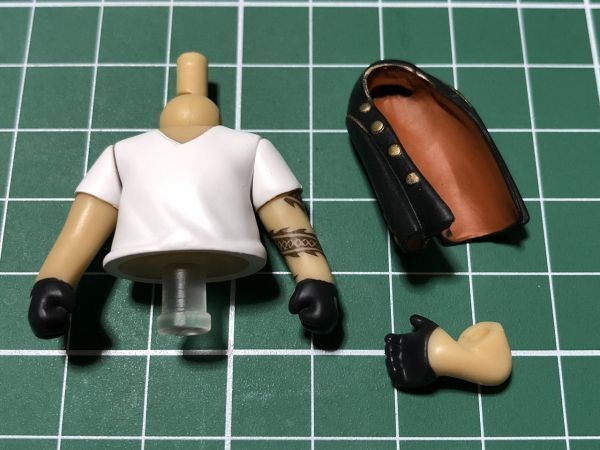 ねんどろいど パーツ 刀剣乱舞 大倶利伽羅 体/身体/一部のみ Tシャツ/コート/ワイルド拍卖
