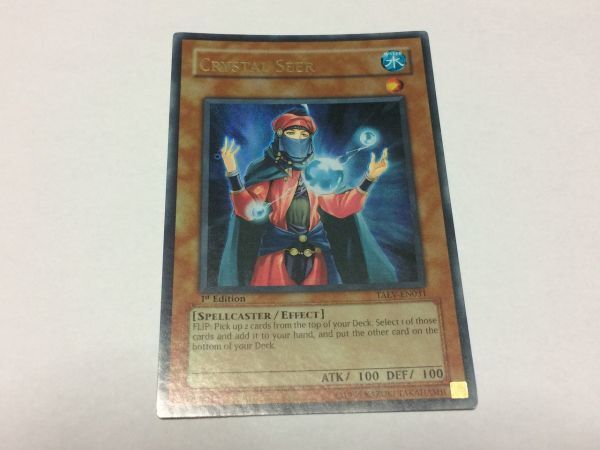 遊戯王 TAEV 水晶の占い師 英語版 1st ウルトラ拍卖