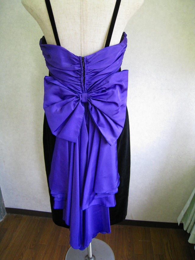 ヴィンテージドレス ドイツ Jahn&Pill バックリボン パーティドレス拍卖