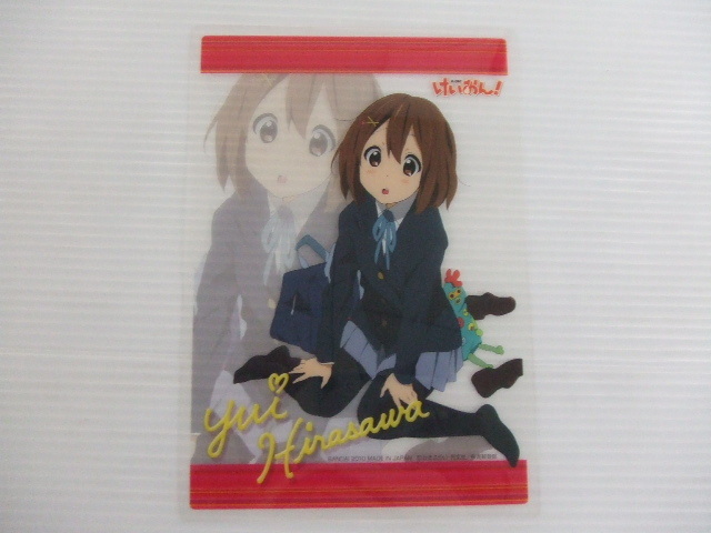 【お買得!】★けいおん!K-ON!/平沢唯★A5サイズミニ下敷き ジャンボカードダス/バンダイ2010拍卖