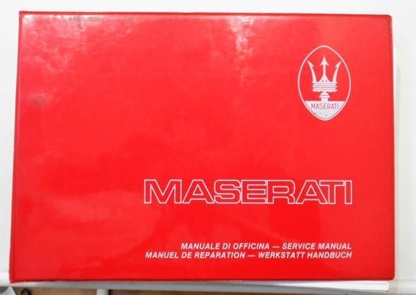 MASERATI 6 CYLINDER 2.0,2.5.2.8/L SERVICE MANUAL拍卖