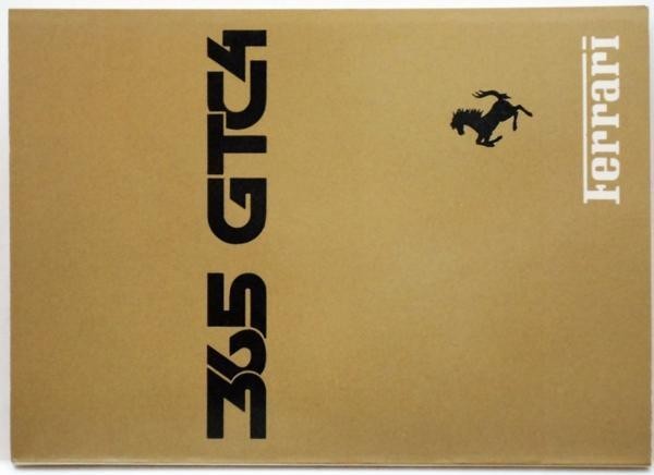 FERRARI 365GTC4 OWNERS MANUAL 英語版拍卖