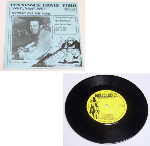 EP/ Tennessee Ernie Ford - I'm Hog-Tied Over You/ False Hearted Girl/ Kiss Me Big/Anticipation Blues/50s,ロカビリー,45rpm,Ella Mae拍卖