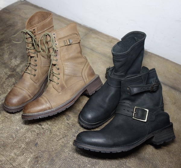 TK 訳あり 激レア 2足セット販売 G.O.A エンジニアブーツ & コンバットブーツ 本革 goa ゴア アーカイブ拍卖