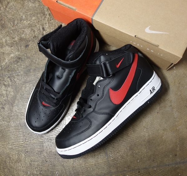 TK 希少 デッドストック 新品箱付 NIKE AIR FORCE 1 MID 306352 062 US9.5 ナイキ エアフォース1 国内未発売拍卖