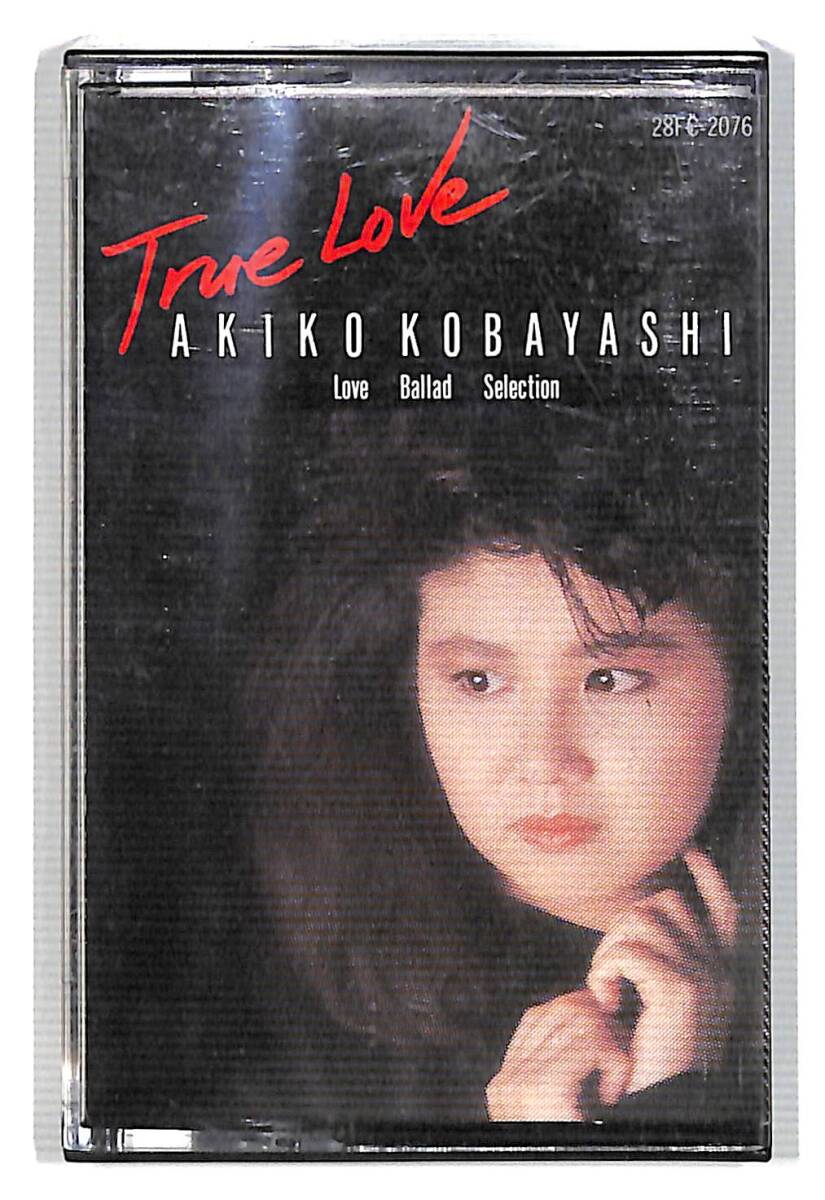 g0555/カセットテープ/小林明子/True Love/ラヴ・バラード・セレクション/28FC-2076拍卖