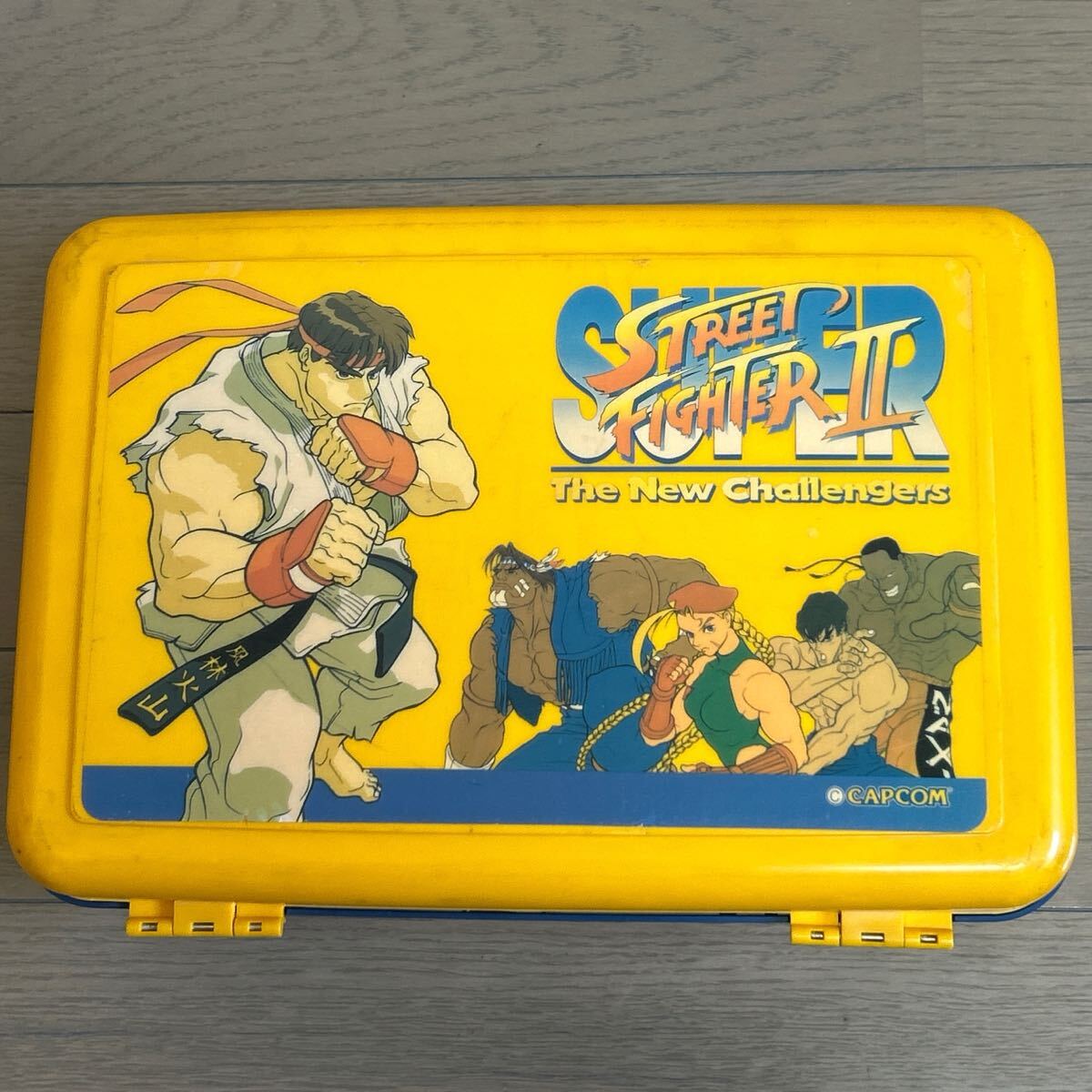 ストリートファイター2 カードケース ボックス カラー イエロー カードダス入れ レトロ品拍卖